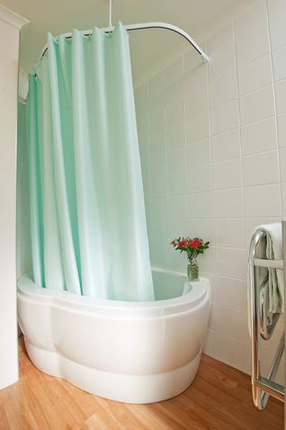 Made To Order Shower Curtains, Disabled Bathroom Shower Curtains